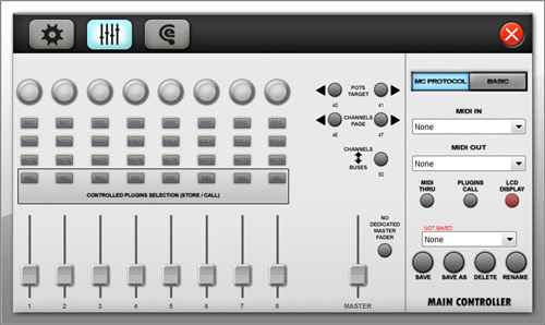 Mackie Control mode